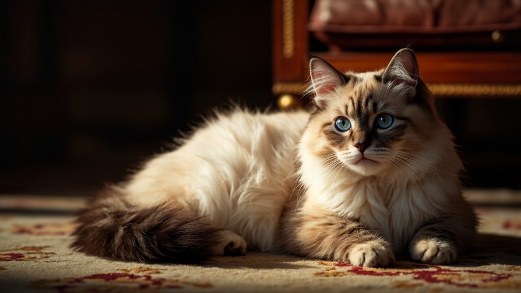 Sacré de birmanie: l'élégance d'un félin légendaire