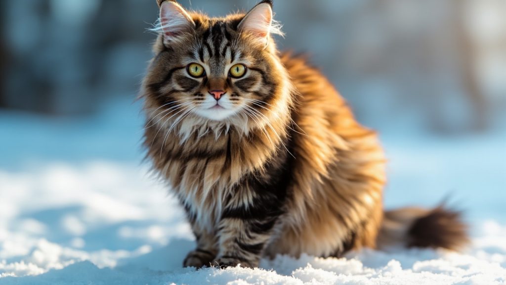Le chat sibérien: histoire, caractéristiques et soins