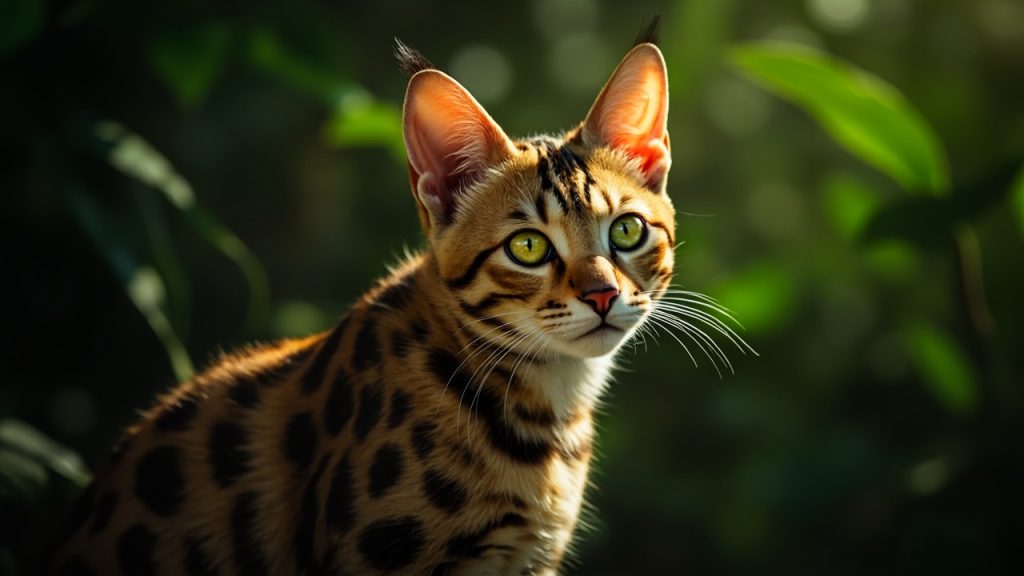 Le chat bengal: un félin exotique au charme sauvage
