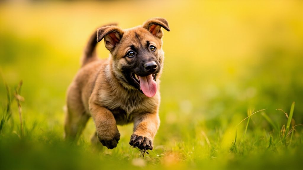 Le malinois chiot, compagnon énergique à découvrir
