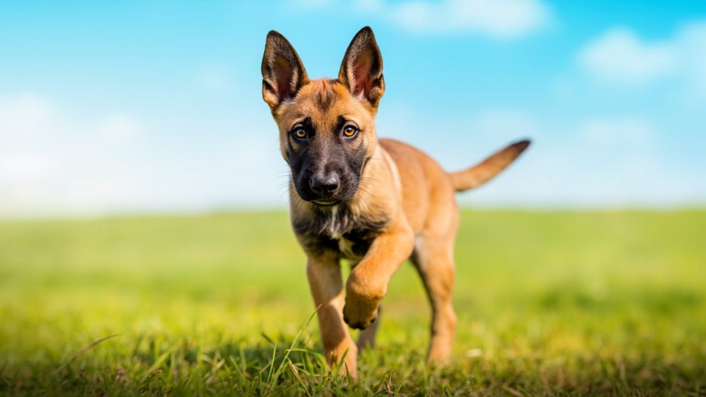 Le malinois chiot, compagnon énergique à découvrir