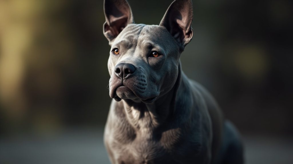 Le staffie bleu, un compagnon au caractère unique