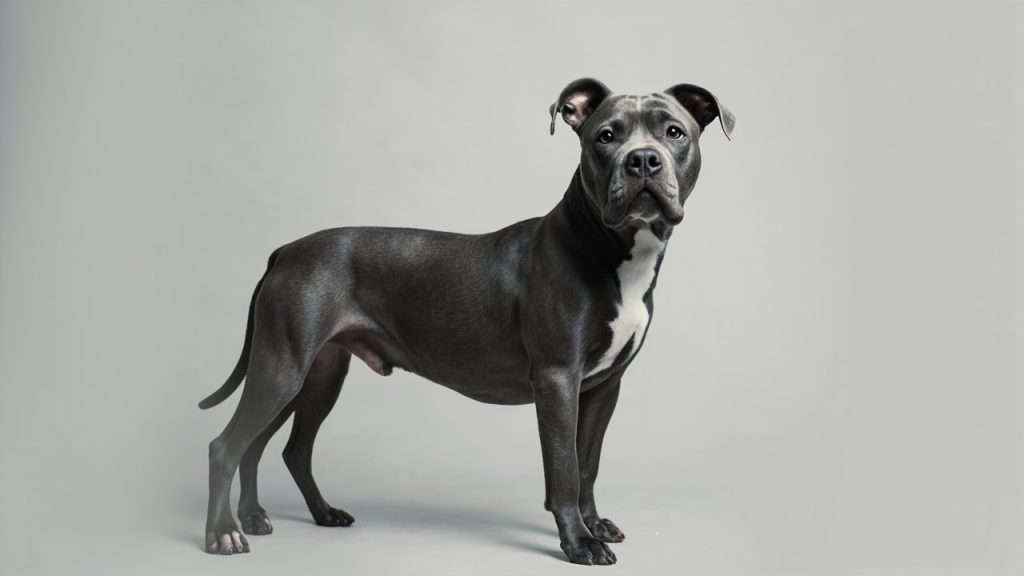 Le staffie bleu, un compagnon au caractère unique