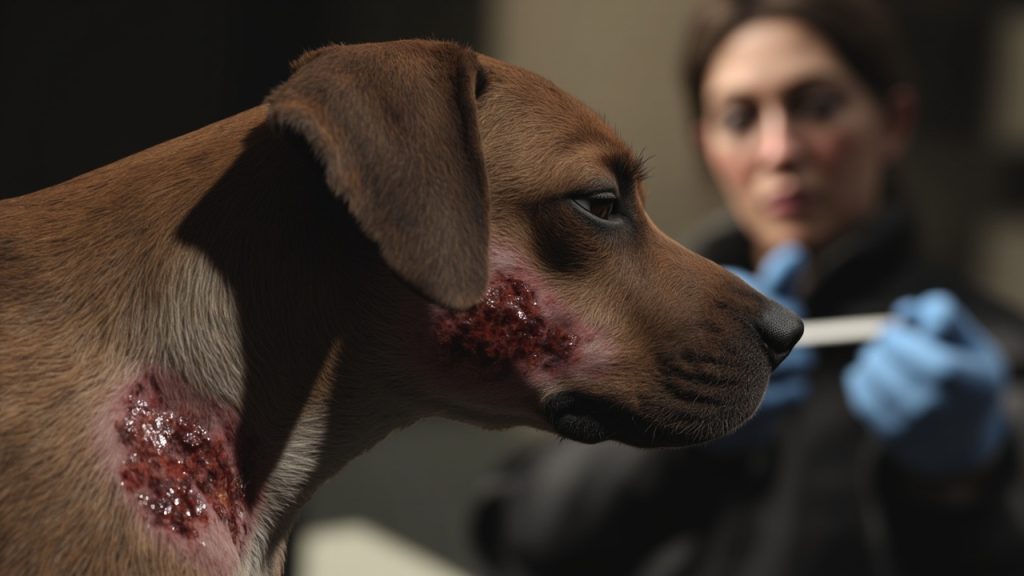 Hot spot chez le chien : causes, signes et traitement