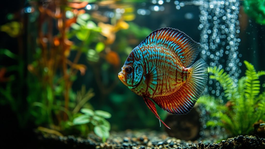 Le poisson discus : soins, élevage et conseils pour aquarium planté