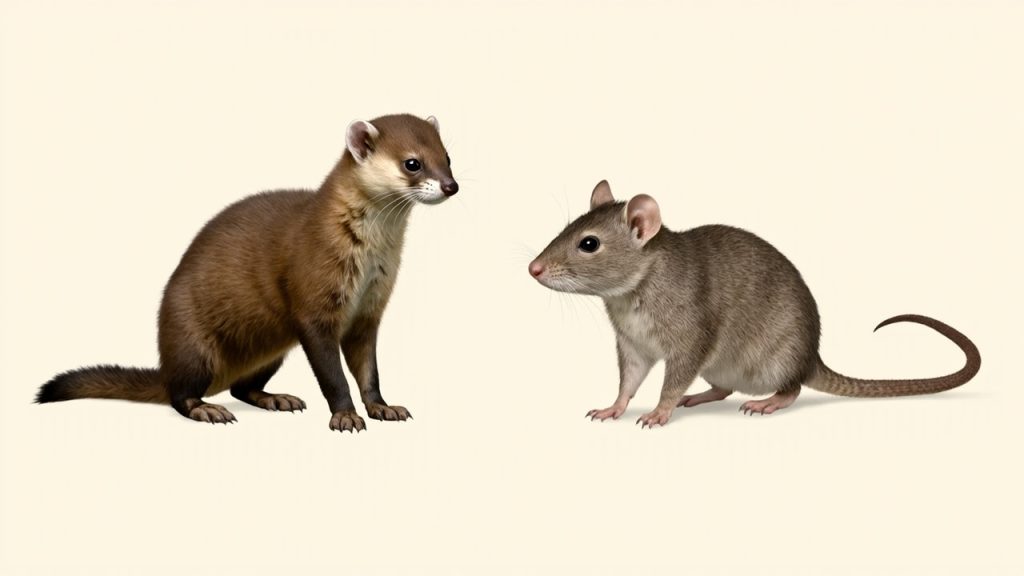 Comment reconnaître une fouine ou un rat