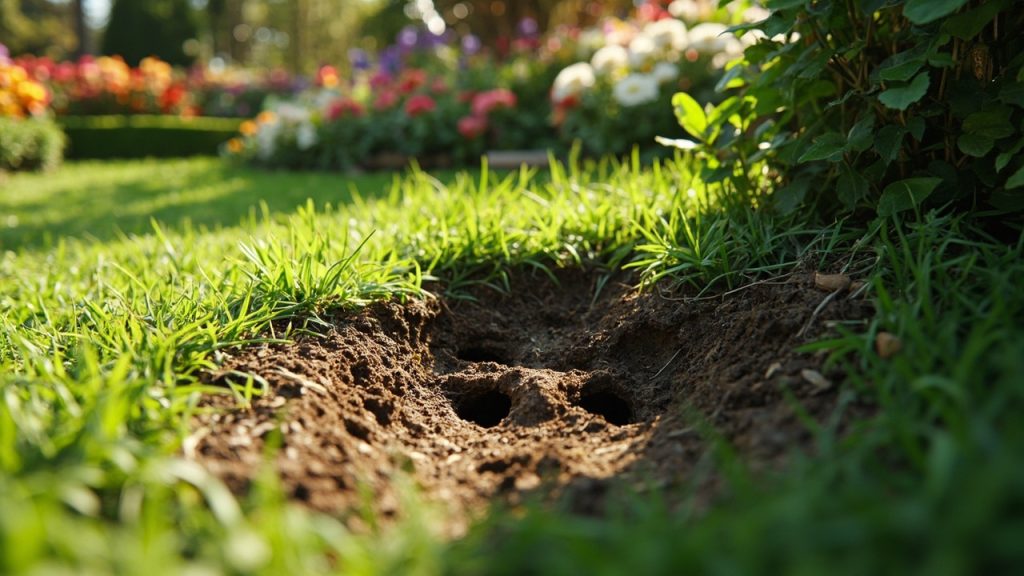 Comment se débarrasser des trous de rongeurs dans son jardin