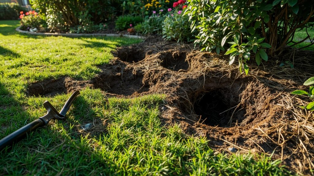 Comment se débarrasser des trous de rongeurs dans son jardin
