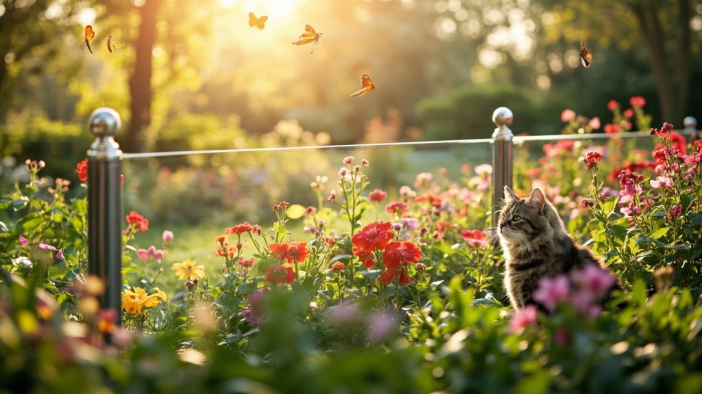 Éloigner définitivement les chats du jardin sans les blesser