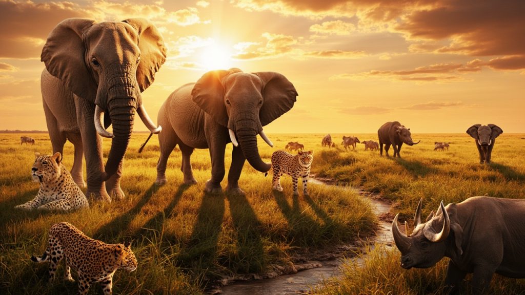 Les cinq animaux du big five et leur rôle en afrique