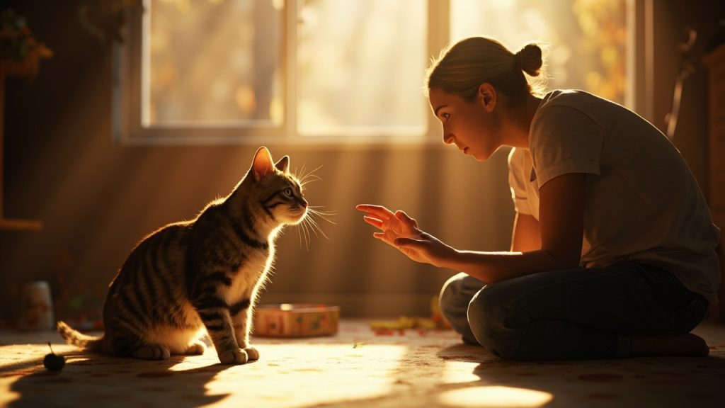 Comment gagner la confiance d'un chat craintif