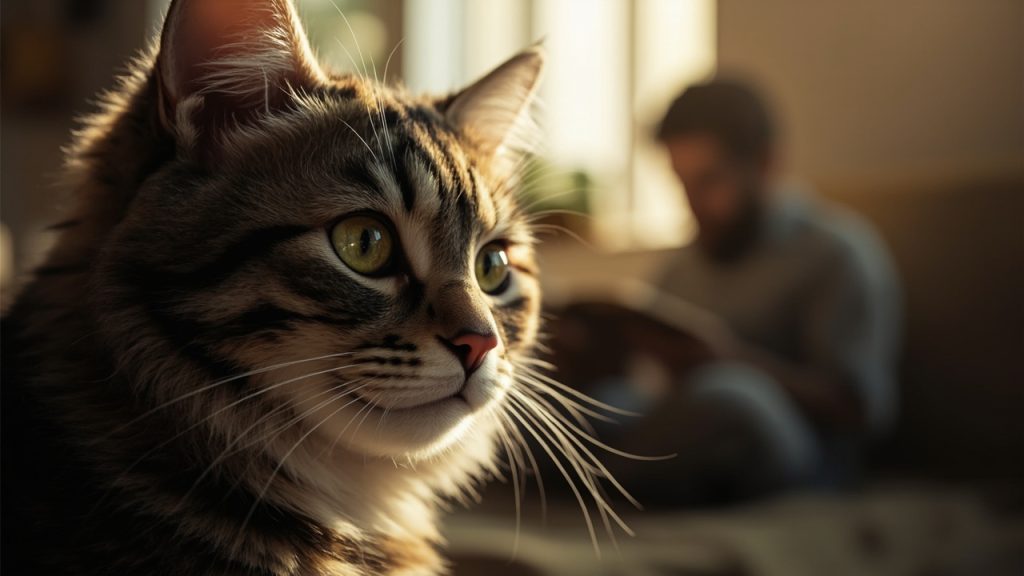 Comment le chat perçoit son maître au quotidien