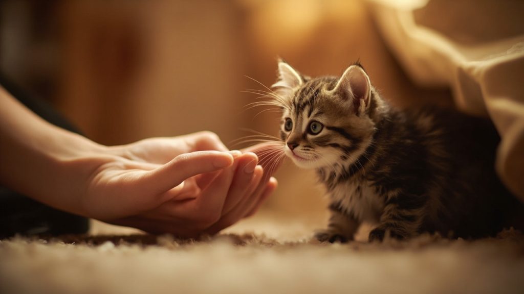 Comment attraper un chaton effrayé sans le traumatiser