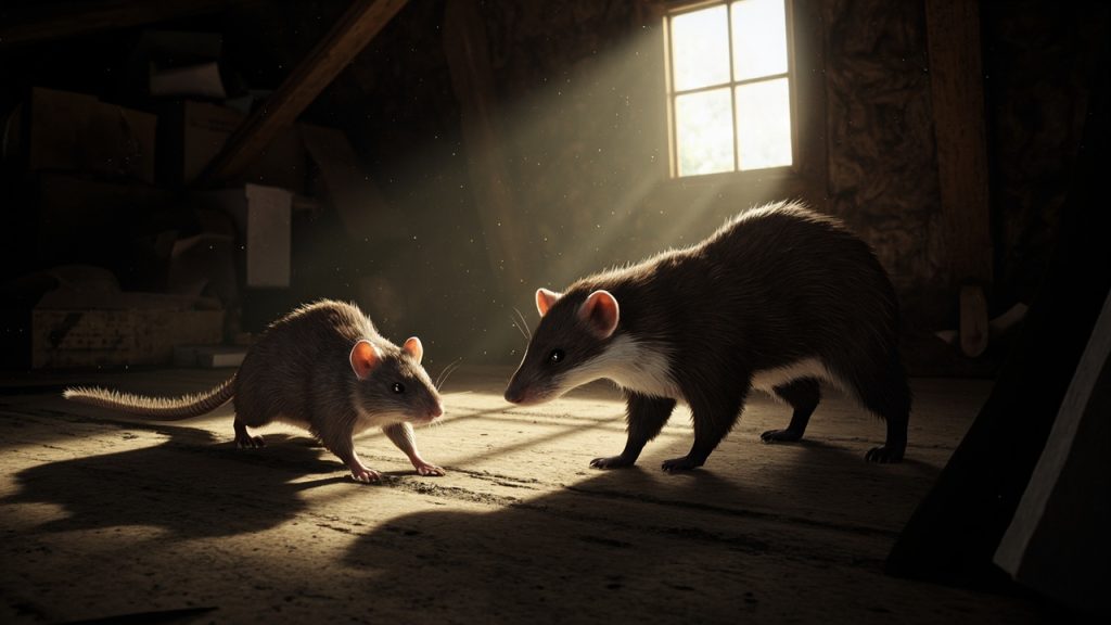 Comment reconnaître un rat ou une fouine dans vos combles