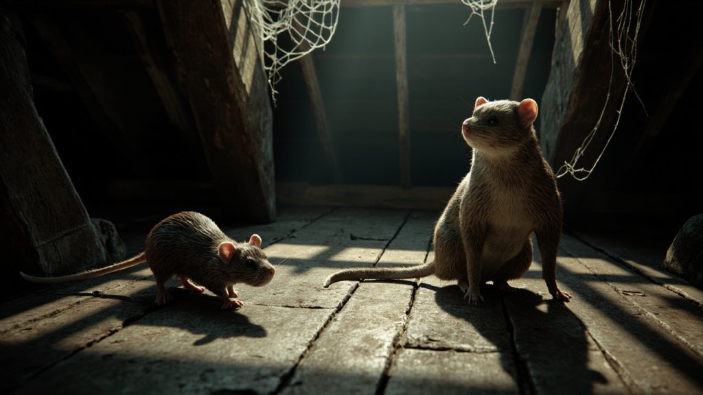 Comment reconnaître un rat ou une fouine dans vos combles