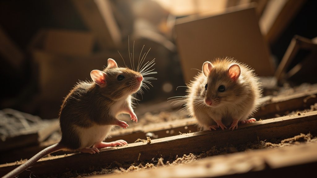 Comment différencier un rat d'un loir dans vos combles