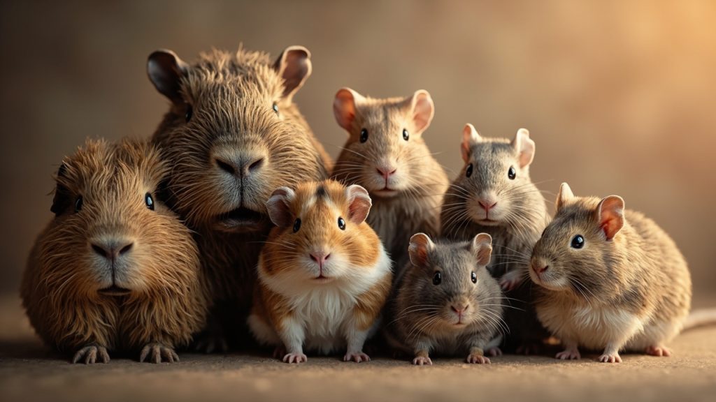Les 7 rongeurs les plus affectueux et sympathiques