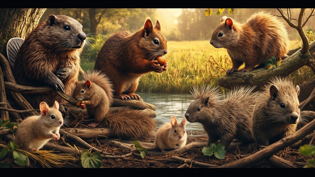 Les animaux qui composent l'ordre des rongeurs et leur rôle