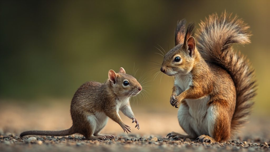 Les rats et les écureuils : même famille ou pas ?