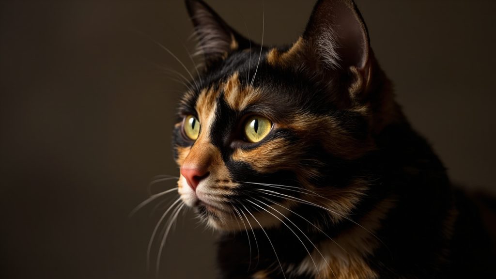 Chat écaille de tortue : origine, génétique et caractère