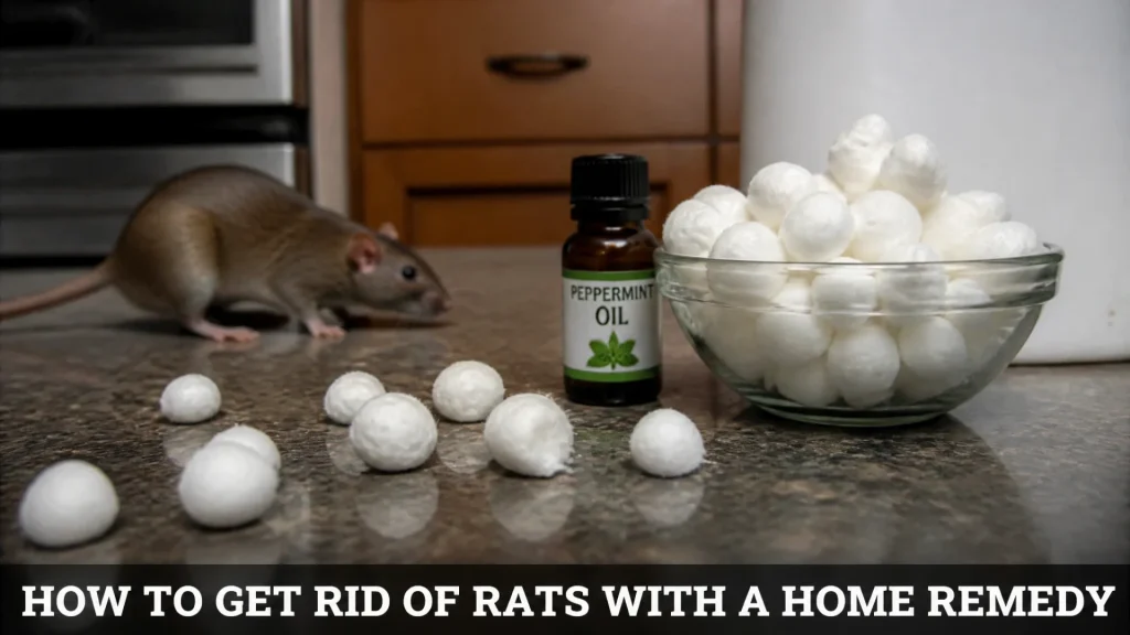 How to get rid of rats with a home remedy?