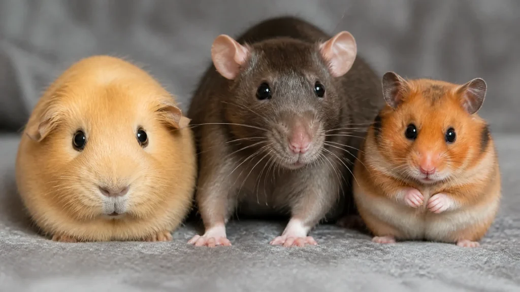 Which rodent is the friendliest? Rat, guinea pig, or hamster?